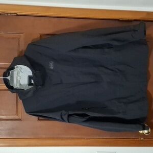 Rei Co-op Hydrowall 2.5L Men Black Hooded Soft Shell Jacket Size XLarge Outdoor